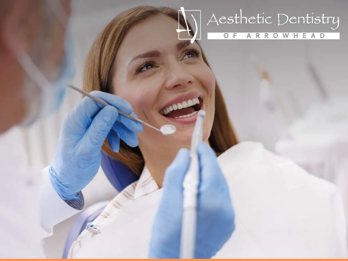 Female Patient getting Tooth Fillings