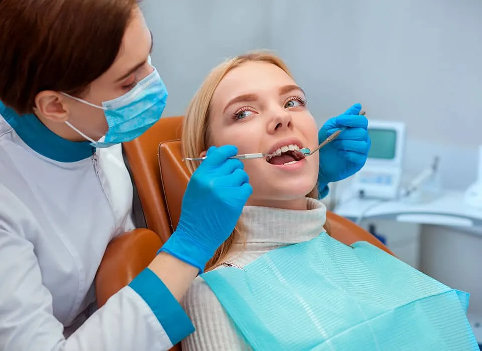 Dental health evaluation for a smile makeover
