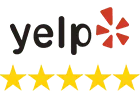 Yelp five-star reviews